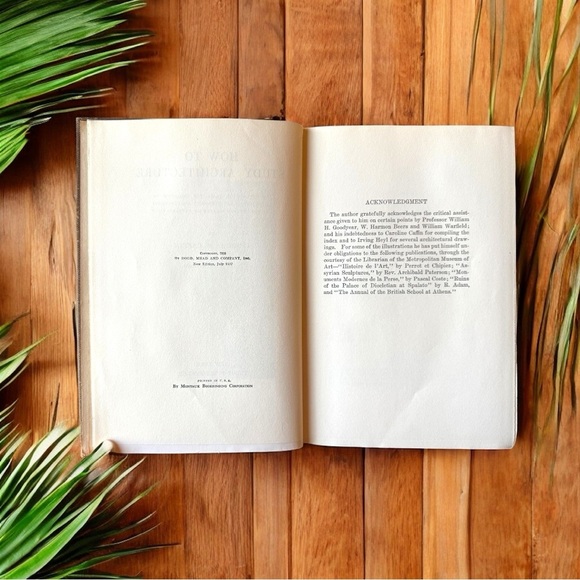 Vintage 1937 How to Study Architecture by Charles H. Caffin - Illustrated - Picture 7 of 13